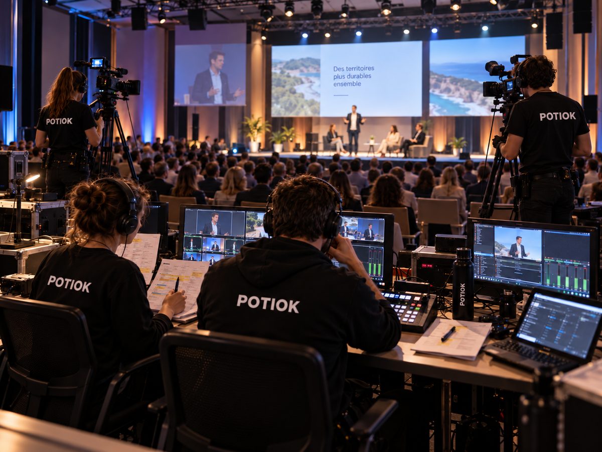 Live — équipe Potiok au travail
